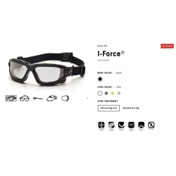LENTES SEALED I-Force, Pyramex SB7010SDT