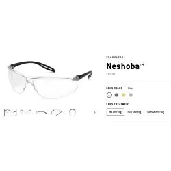 Lentes Neshoba FRAMELESS, Pyramex, Epp
