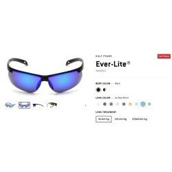 Lentes Ever-Lite para proteccion en el trabajo Pyramex