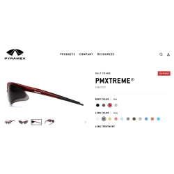 LENTES HALF FRAME RED PMXTREME PYRAMEX