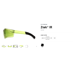 LENTES IR EYEWEAR Ztek IR PYRAMEX S2514S